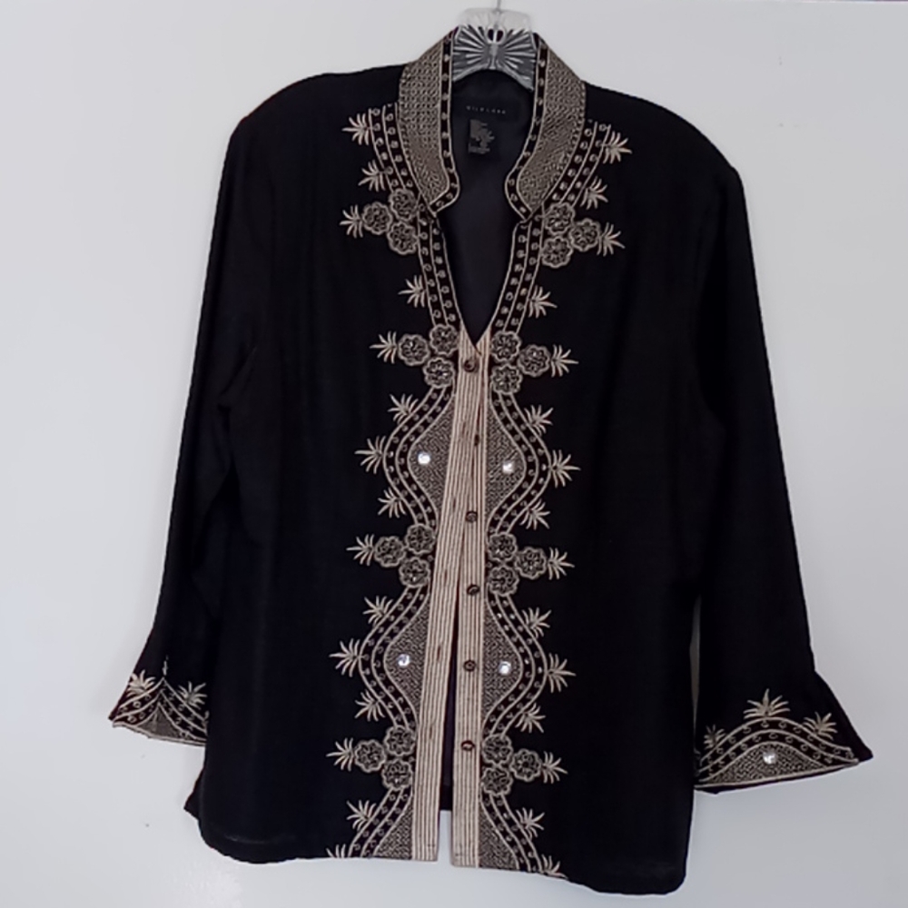 SilkLand embroidered jacket